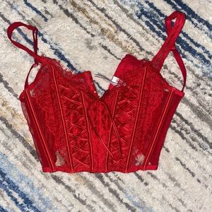 Laced corset top